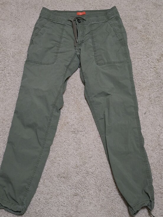 St. John's Bay Pants - Casual Olive Green Women's Drawstring Pants
